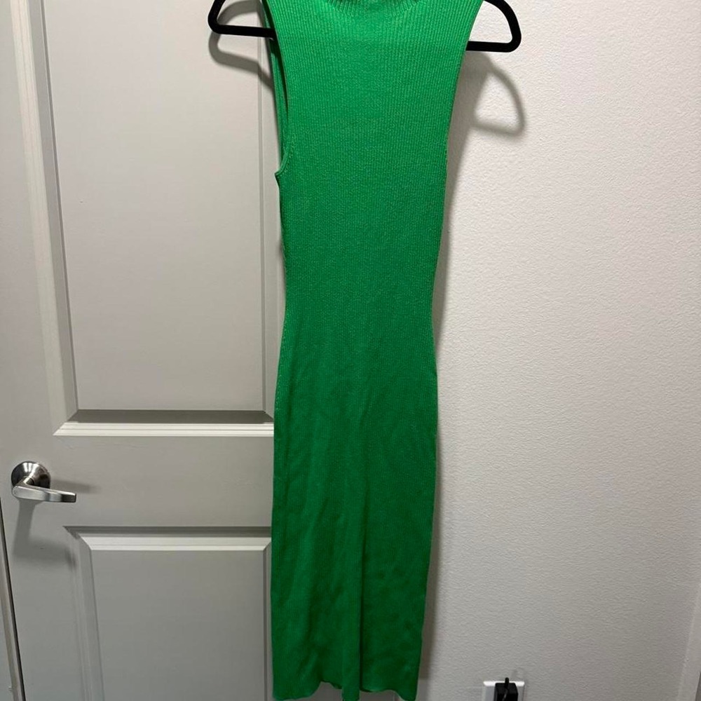 Green Cutout Aritzia Babaton Dress